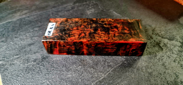 Orange-schwarz stabilisierte Maserbirke (OR.B.4)
