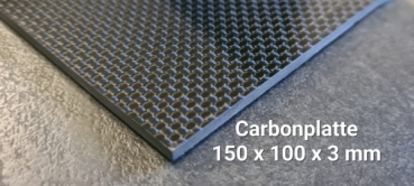Carbonplatte 150x100x3mm